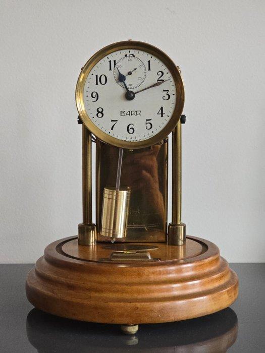 Klok - Barr - Art Deco Glas, Messing - 1938, Antiek en Kunst, Antiek | Klokken