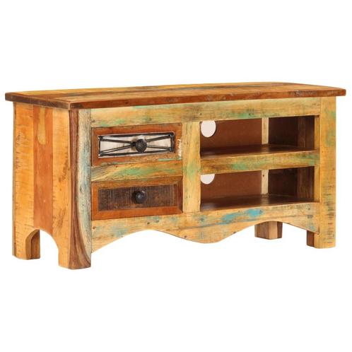 vidaXL Tv-meubel 80x30x40 cm massief gerecycled hout, Huis en Inrichting, Kasten |Televisiemeubels, Nieuw, Verzenden