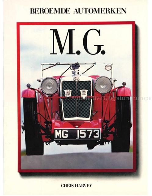 BEROEMDE AUTOMERKEN: MG, Boeken, Auto's | Boeken, Ophalen of Verzenden