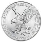États-Unis. 1 Dollar 2024- 1 oz Silver Eagle, Trump Kissing