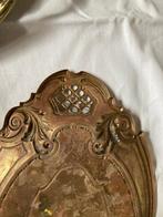 Fruitschaal (2) - Brons, schaal geel koper vuilblik rood, Antiek en Kunst