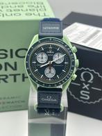 Omega x Swatch - MoonSwatch - Mission on Earth - Zonder, Handtassen en Accessoires, Horloges | Heren, Nieuw