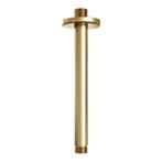 Plafondarm Brauer Gold Edition 20 cm Geborsteld Goud, Doe-het-zelf en Bouw, Sanitair, Ophalen of Verzenden, Nieuw, Kraan