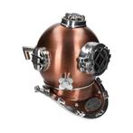 Duikhelm - Koper, Aluminium, Glas, Antiek en Kunst