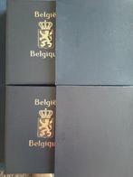 België - 2 Davo luxe kaften + cassette ( type kosmos) + 10, Gestempeld