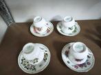 Queens fine bone china - Koffie- en theeservies (8) -, Antiek en Kunst