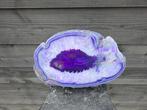 XXL Crystal Agate plaat + voetstuk - Hoogte: 24 cm -, Verzamelen