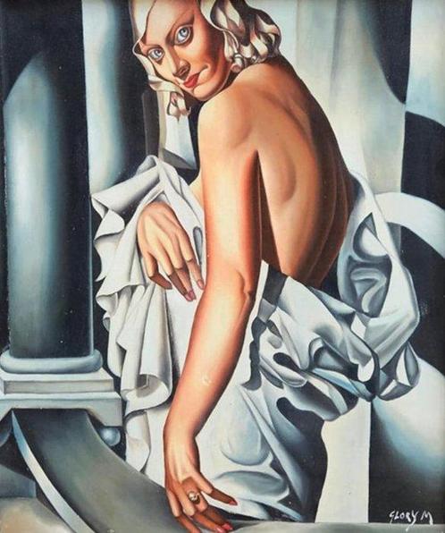 M. Glory (XX), da Tamara De Lempicka - Ritratto di Marjorie, Antiek en Kunst, Kunst | Schilderijen | Klassiek