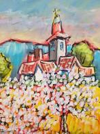 Joël Lhopital (XX-XXI) - Village au printemps