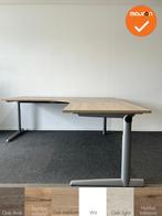 Ahrend 500 hoekbureau -200x200 - Bladkleur naar keuze - Zilv, Zakelijke goederen, Werkplek, Ophalen of Verzenden, Gebruikt, Bureau