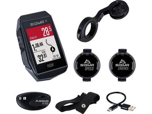 GPS Fietscomputer Sigma ROX 11.1 EVO GPS HR + CAD set met, Huis en Inrichting, Woonaccessoires | Overige, Zo goed als nieuw, Verzenden
