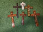 Crucifix (6) - Hout, Marmer, Metaal - 1920-1930 -, Antiek en Kunst