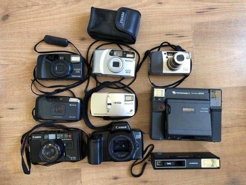 Canon, Chinon, Fuji, Pentax different cameras and acc. *read, Audio, Tv en Foto, Fotocamera's Analoog