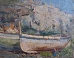 Antonino Leto (1844-1913) - Barche a Capri