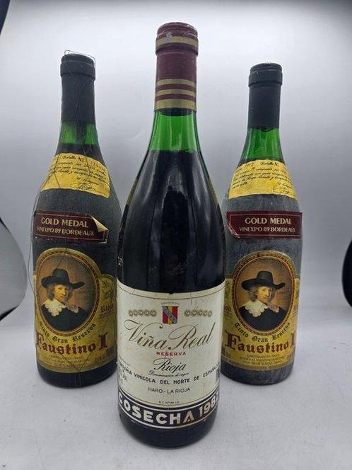 1982 CVNE, Viña Real Reserva & Bodegas Faustino I Gran, Collections, Vins