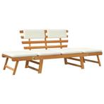 Tuinbank met Kussens | Acacia | Retour Deal | 60% Korting, Tuin en Terras, Verzenden, Nieuw, Hout