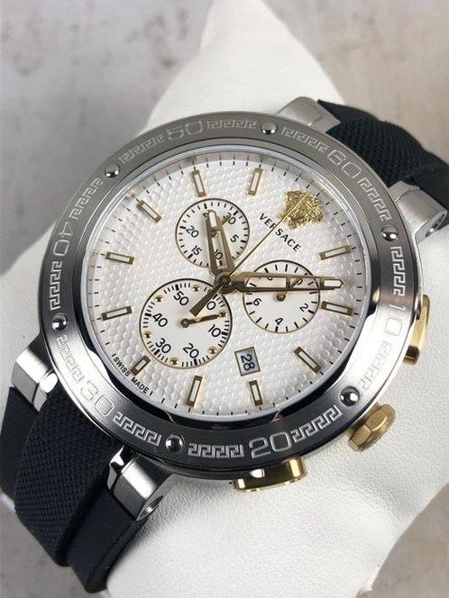 Versace - V-Extreme Pro Chronograph - VE2H00121 - Heren -, Handtassen en Accessoires, Horloges | Heren