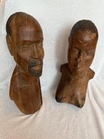 Buste van Dame en heer - Zuid-Afrika (Zonder Minimumprijs), Antiek en Kunst