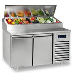 Pizzawerkbank | 480L | 2 Deuren (EN600x400) | Boven 8x 1/3, Verzenden, Nieuw in verpakking