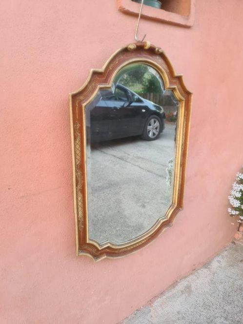 Miroir mural - Bois, Verre, Antiek en Kunst, Curiosa en Brocante