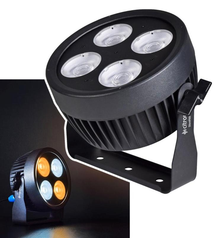 Citronic SilentPAR-200W: 4 X 50W Koel/warm Wit Silent, Muziek en Instrumenten, Licht en Laser