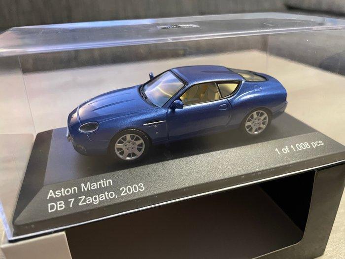 Whitebox 1:43 - Modelauto - Aston Martin DB7 Zagato, 2003, Hobby en Vrije tijd, Modelauto's | 1:5 tot 1:12