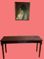 Wandtafel - Kastanje - Antieke Piemontese console