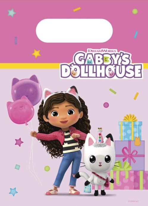 GabbyS Dollhouse Uitdeelzakjes 4st, Hobby en Vrije tijd, Feestartikelen, Nieuw, Verzenden