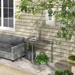 Tuintafel - Stijlvol - Robuust - Grijs, Tuin en Terras, Tuinsets en Loungesets, Ophalen of Verzenden, Nieuw