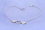 Zonder Minimumprijs - Armband - 14 karaat Witgoud - 0.13ct., Handtassen en Accessoires, Armbanden, Nieuw