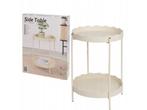 Veiling - Salontafel rond 41 x 41 x 54 cm, beige tinten, Huis en Inrichting, Nieuw