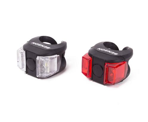BENSON Set fietslampjes LED met siliconen banden, Fietsen en Brommers, Fietsaccessoires | Overige Fietsaccessoires, Nieuw, Ophalen of Verzenden