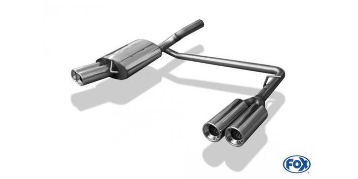 FOX VW Passat 3C/ 3C CC einddemper uitgang rechts/links - 2x, Auto-onderdelen, Uitlaatsystemen, Nieuw, Verzenden