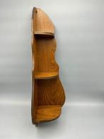 Authentieke houten hoek vitrinekast - Console - Bois