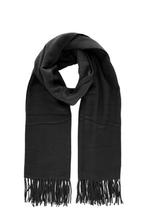 PIECES sjaal met franjes zwart (Sjaals, Mooi & Gezond), Vêtements | Femmes, Bonnets, Écharpes & Gants, Verzenden
