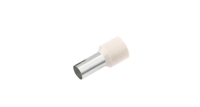 Geïsoleerde Draad Eindhulzen 0.75mm² Wit DIN 46228 - 182201, Doe-het-zelf en Bouw, Elektriciteit en Kabels, Verzenden