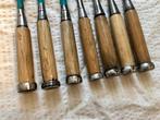 Set of 7 w/blade cover, Japanese Vintage  NOMI Chisel -, Antiek en Kunst