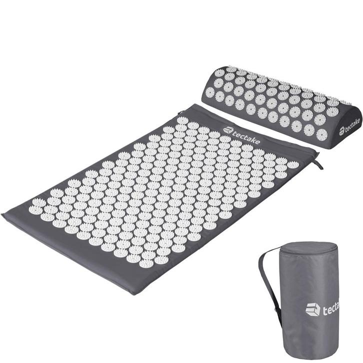 tectake Acupressuurmat - grijs, Sport en Fitness, Massageproducten, Verzenden