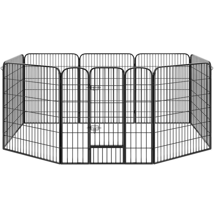 tectake Puppyren 8-hoekig - 100 cm, Dieren en Toebehoren, Hondenhokken, Verzenden