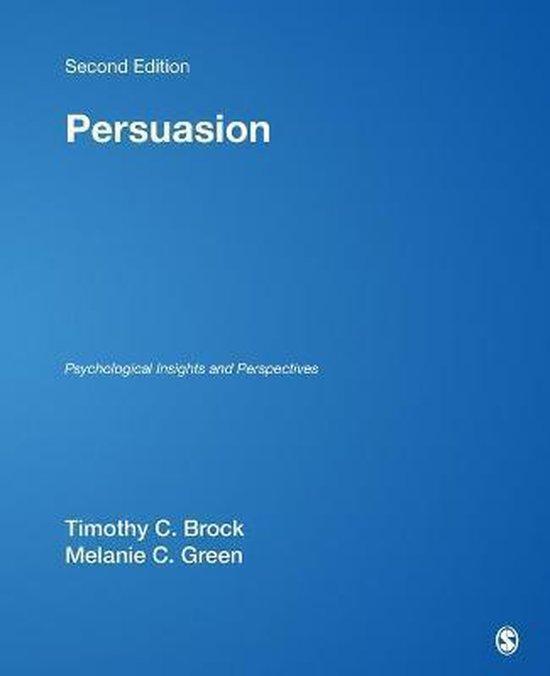Persuasion 9780761928096 Timothy C. Brock, Boeken, Taal | Engels, Gelezen, Verzenden
