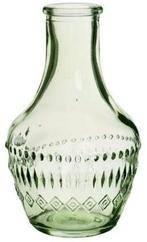 Gekleurd glazen flesje milano soft groen ø6 cm h10 per stuk, Hobby en Vrije tijd, Nieuw