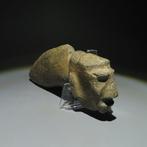 Veracruz, Mexico, Steen Foelie hoofdbijl. 300 - 600 d.C.