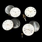 Touring / Innes / Other - 4 Pocket Watch Movements, Antiquités & Art