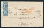 Frankrijk 1871 - Zeldzame lettre de Smyrne pour Marseille, Timbres & Monnaies