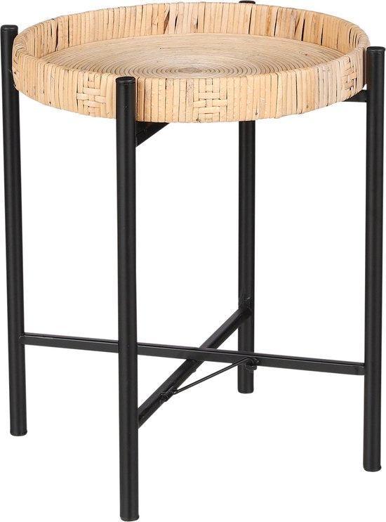 2dekans | Mica Decorations Kaj Bijzettafel - H40 x Ø30 cm -, Huis en Inrichting, Tafels | Salontafels, Ophalen of Verzenden