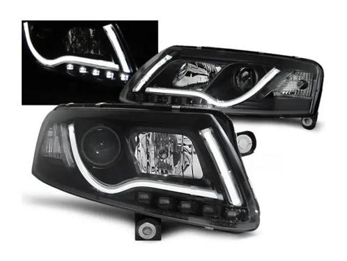 Tube Light koplampen Black geschikt voor Audi A6 C6, Auto-onderdelen, Verlichting, Nieuw, Audi, Verzenden