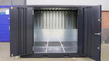 Chemische container met lekbak voor vloeistof | Demontabel beschikbaar voor biedingen
