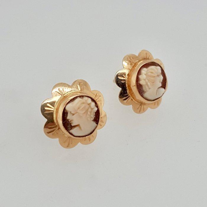 Zonder minimumprijs - Oorbellen - 14 karaat Geel goud -, Handtassen en Accessoires, Oorbellen