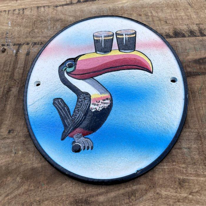 Guinness - Reclamebord - Gietijzer, Antiek en Kunst, Kunst | Designobjecten