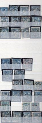 France 1876/1900 - France – Lot spécialisé Type Sage, Gestempeld